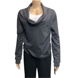 Converse One Star Sweater Cowl Neck Gray vintage 1908 Long sleeve  New size L